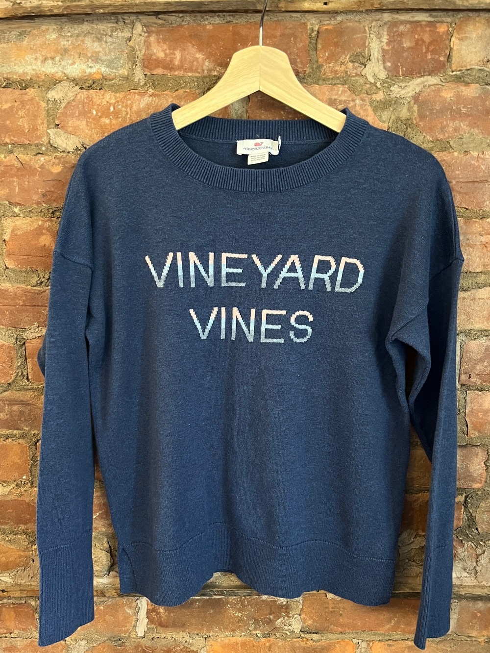 Vineyard Vines Limited Edition Cotton Blend Crewneck Sweater Women's XS Rare - Picture 2 of 11